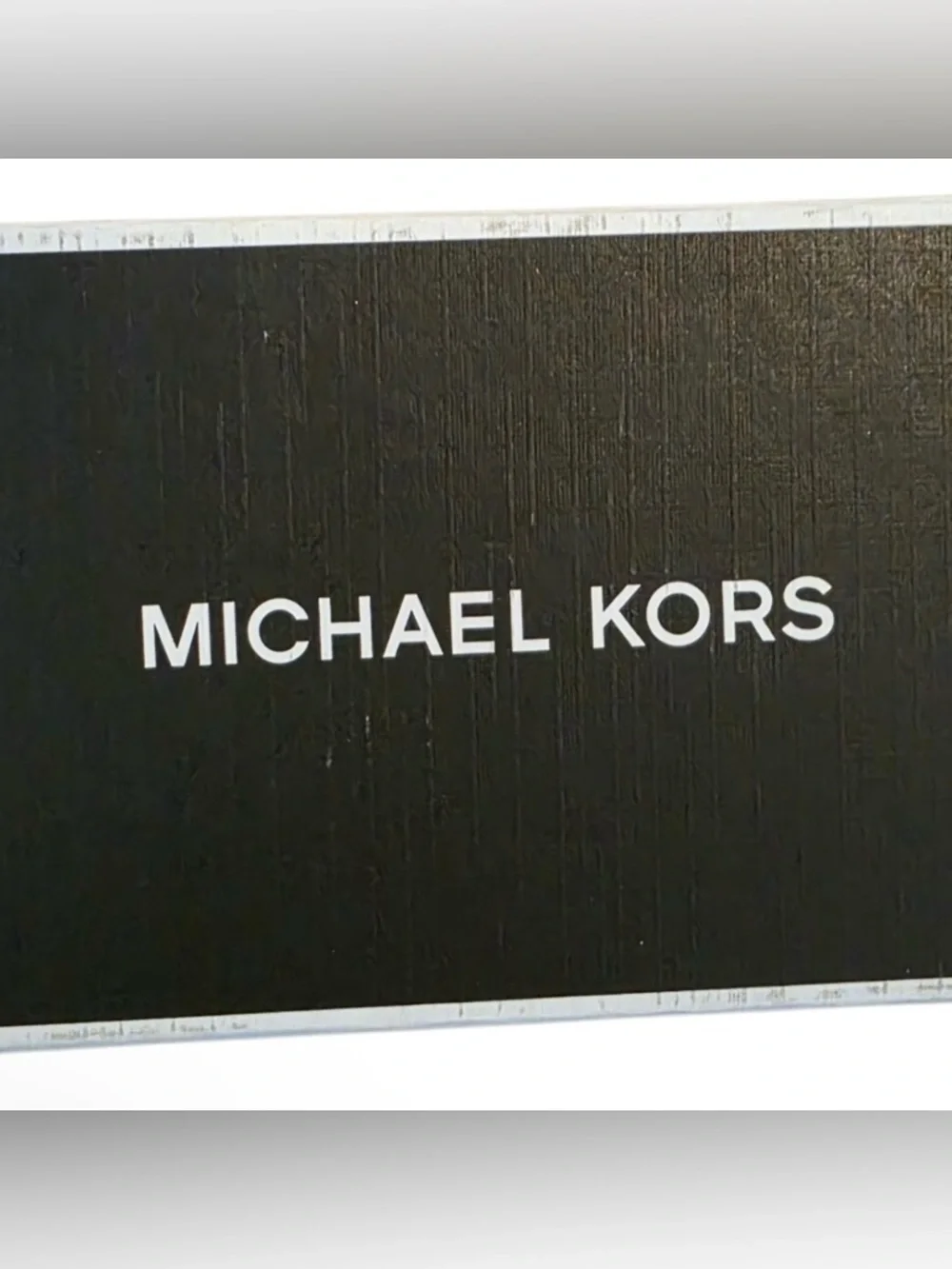 Michael Kors NEW In Box Black Card Case with Hot Pink Interior Giftable